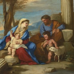 Holy Family with young Saint John The Baptist